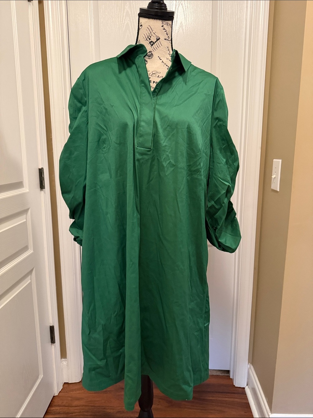 NWT Chico's Green Shirt Dress